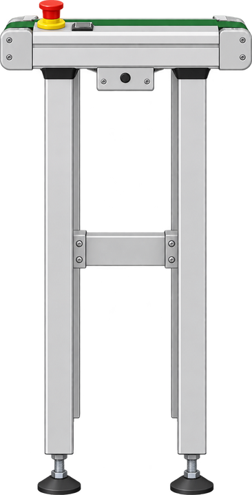 Conveyor front-view illustration