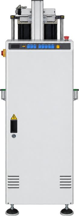 Unloader front-view illustration