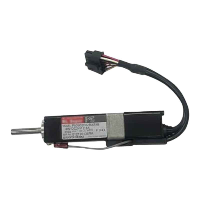 N510068271AA / P50B02002BXS9B / Supplier N510068271AA / P50B02002BXS9B reference motor with attached lead. This photograph is not an offered-unit test or a cable-scope commitment.