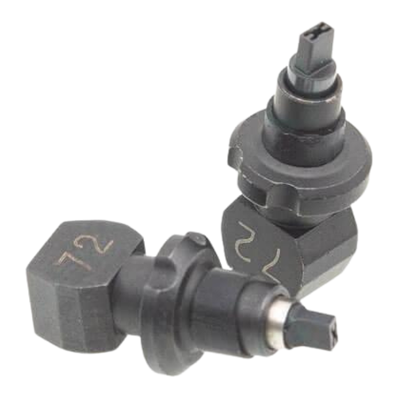 KV8-M7720-A1X / Supplier-described 72A nozzle set and orientations. Native markings are preserved; the image does not establish pack quantity, tip dimensions or current condition.